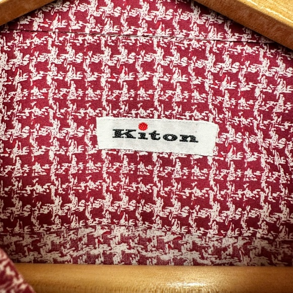 KITON Button Down Shirt Size XL (44) Italian Made Retail:$1510 - Picture 6 of 8